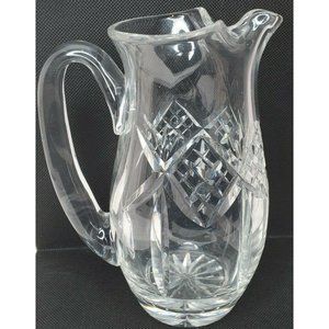 Vintage Antique American Brilliant Cut Glass Elegant Pitcher - Exquisite and Hea